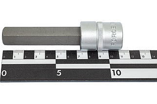 Головка-біта шестигранна (HEX) 17 мм 1/2" L=110 мм Force 34411017 F, фото 4