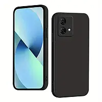 Силіконовий чохол з мікрофіброю для Motorola Moto G84