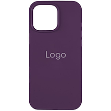 Silicone case for iPhone 16 Pro (78) amethyst (закритий низ)