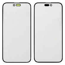 Скло корпуса iPhone 14 Pro Max з OCA- плівкою black (оригінал)