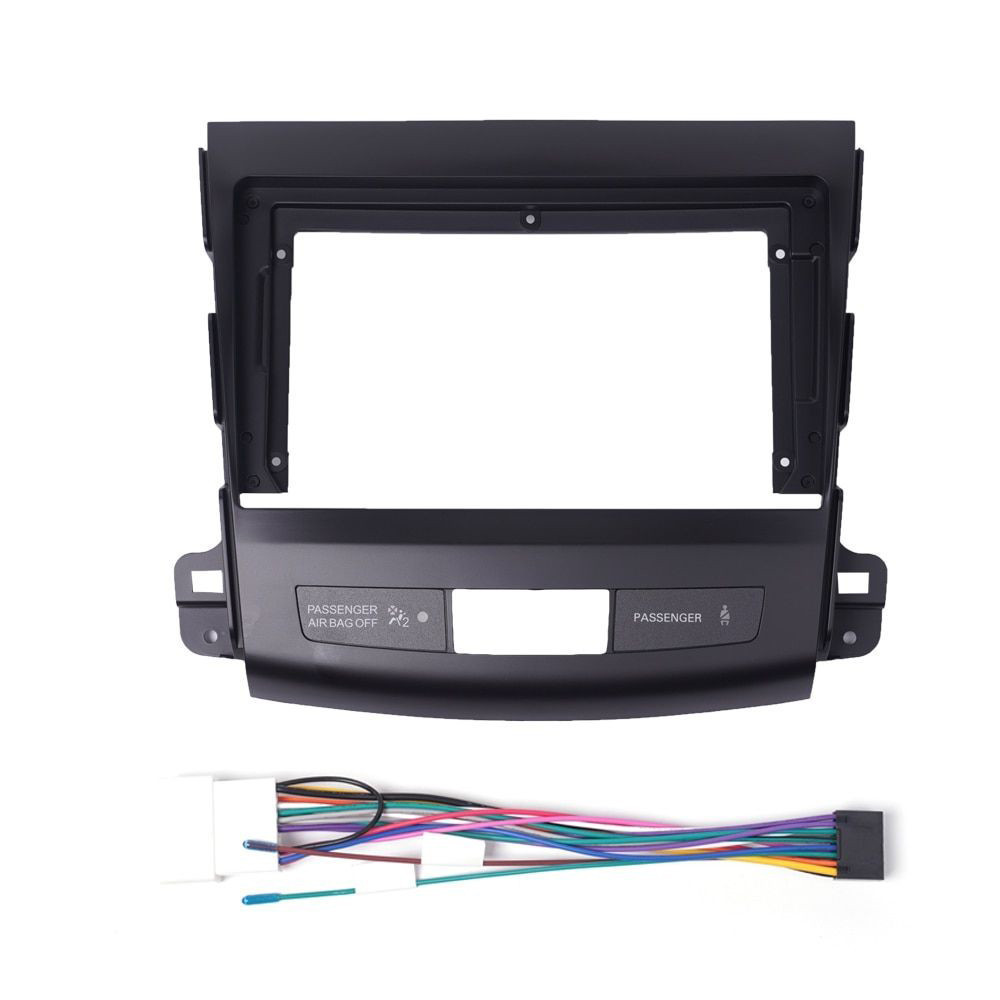 Перехідний штатний комплект із проводкою до Android магнітоли Mitsubishi Outlander 2006-2014 Type 1