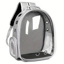 Рюкзак для перенесення тварин прозорий до 5кг, 45×33×25см / Рюкзак для кота / Сумка-переноска для тварин