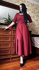 Сукня жіноча з відкритими плечима для літа з легкої тканини розміри 44-46, 48-50, 52-54., фото 5