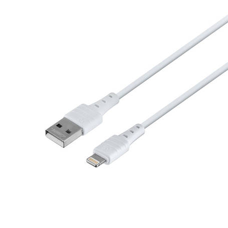 USB кабель Lightning Remax Zeron Series Elastic RC- 179i, 2.4A 1m white, фото 1