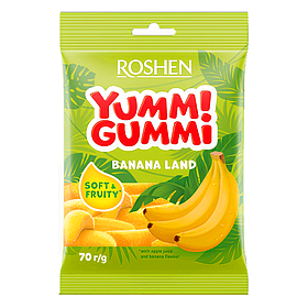 Желейні цукерки Roshen Yummi Gummi банани 70г