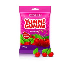 Желейні цукерки Roshen Yummi Gummi Вишня 70г