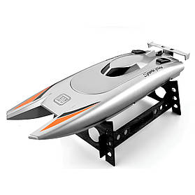 Катер на радіокеруванні RESTEQ, швидкісна іграшкова яхта для дітей та дорослих з пультом управління, водонепроникна RC-лодка для