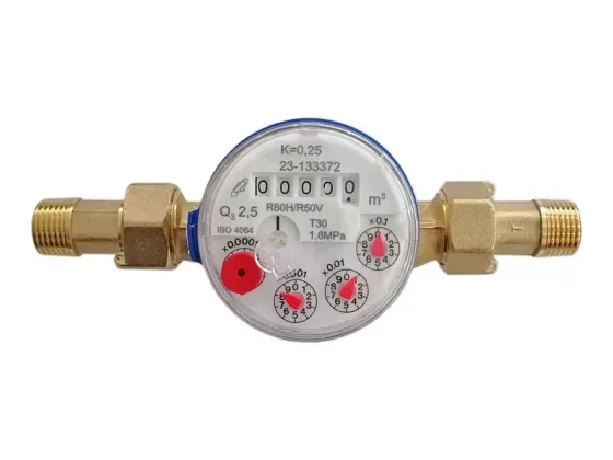 Імпульсний водомір 3/4" AQUA (Італія), фото 1