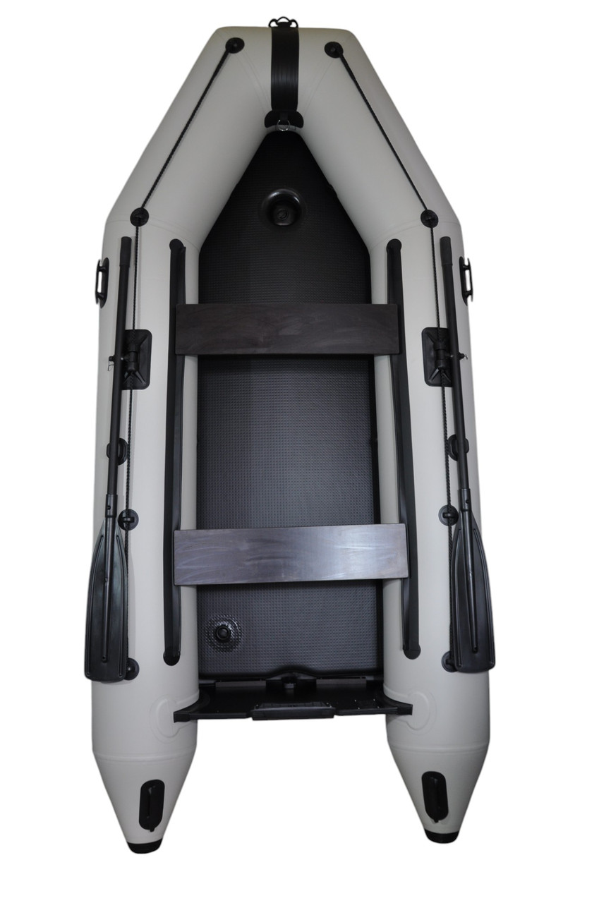 Лодка пвх надувная двухместная, килевая под мотор Grif boat GM-330K(AD).