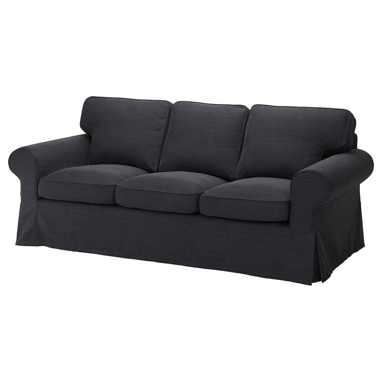 EKTORP Чохол на 3-місний диван - Хіларед антрацит IKEA 305.170.92, фото 1
