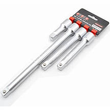 Набір подовжувачів 1/2" 4 од. (75 мм, 125 мм, 150 мм, 250 мм) FORCE 4049 F, фото 3