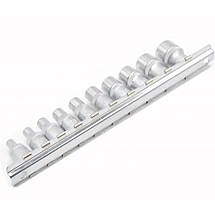 Набір головок 1/4" Е-профіль Torx (E4-E16) 10 од. FORCE 21016 F, фото 4