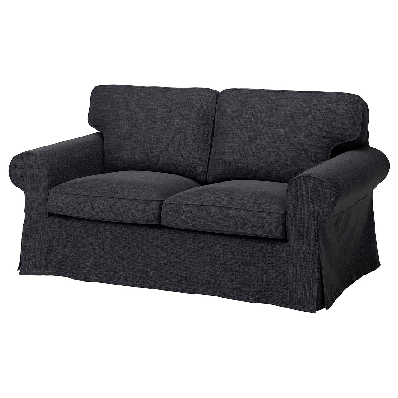 EKTORP Чохол на 2-місний диван - Хіларед антрацит IKEA 705.170.85, фото 1