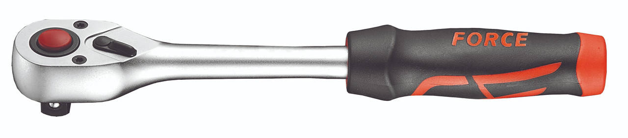 Тріскачка 3/8" з гумовою ручкою (72 зуб.) L=190 мм FORCE 80238 F, фото 2