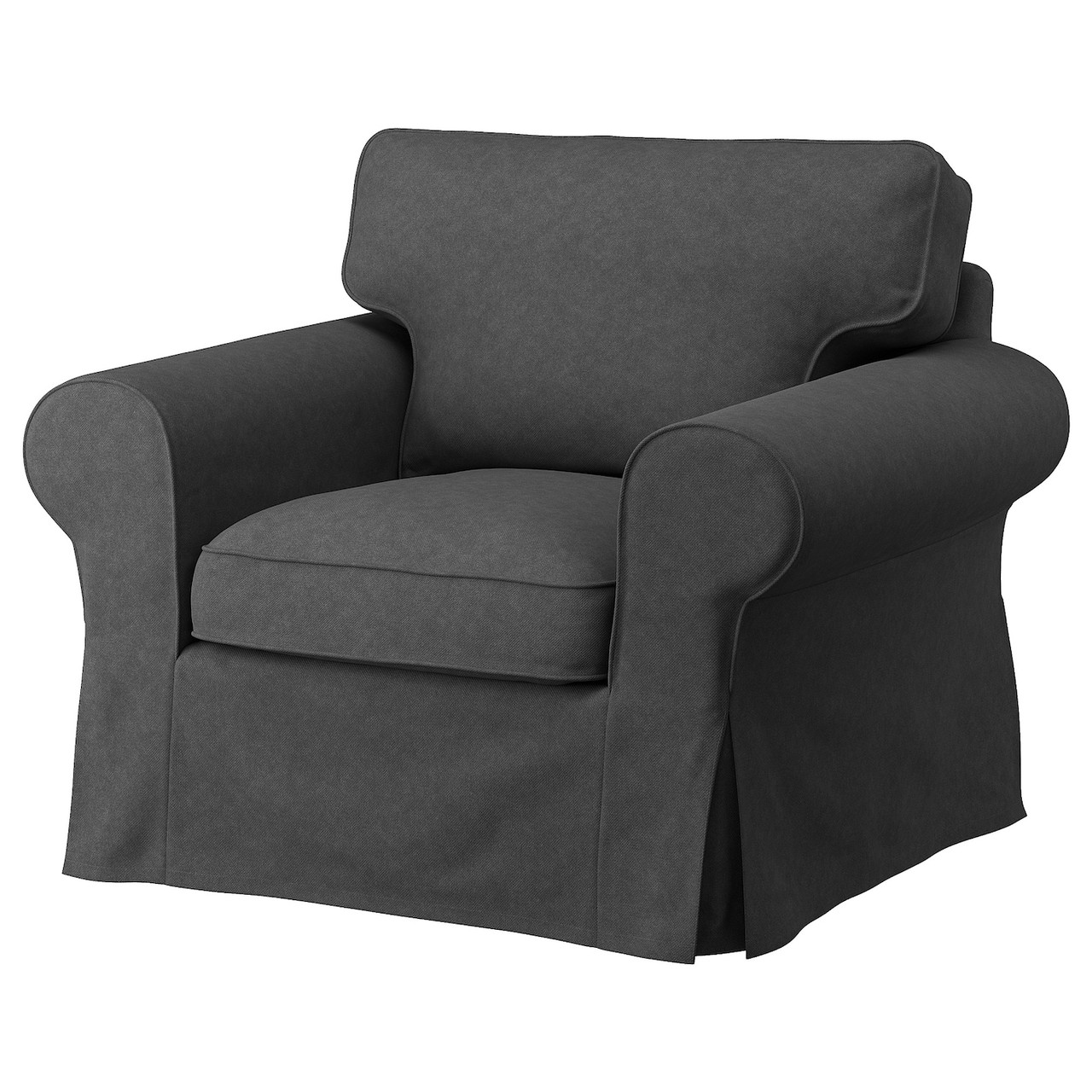 EKTORP Чохол на крісло - Tallmyra Medium Grey IKEA 405.170.77, фото 1