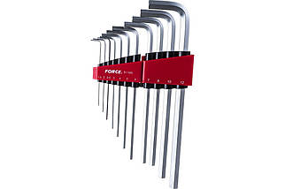 Набір кутових ключів екстра довгих HEX 1,5-12 мм 11 од. FORCE 5116XL F, фото 2