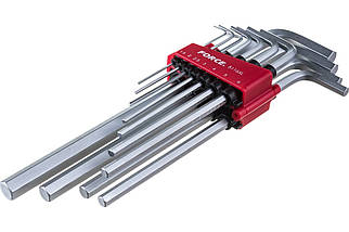 Набір кутових ключів екстра довгих HEX 1,5-12 мм 11 од. FORCE 5116XL F, фото 3