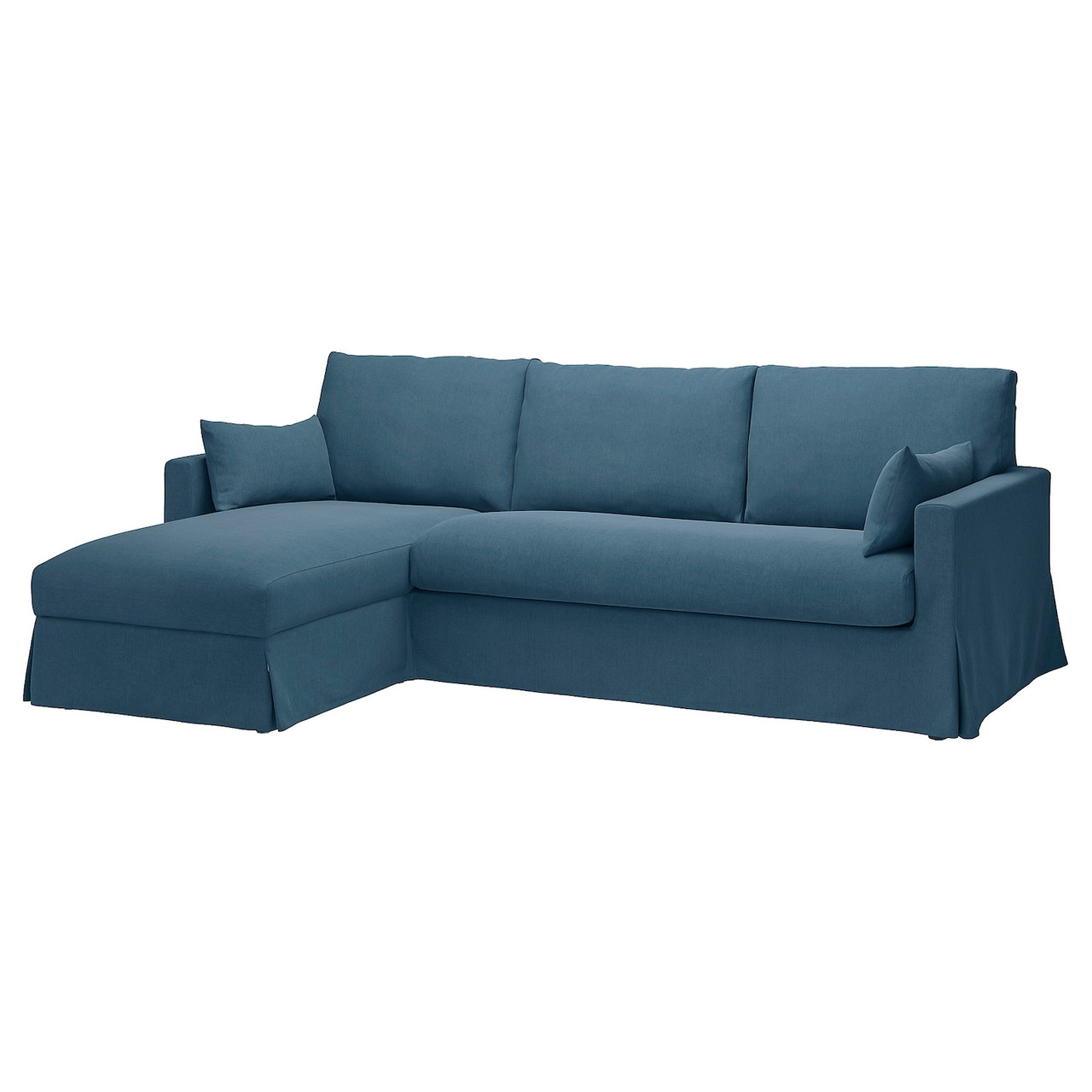 HYLTARP Чохол на 3-місний диван з шезлонгом лівий - Tallmyra blue IKEA 505.662.94, фото 1