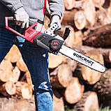 Акумуляторна ланцюгова пила Worcraft CGC-S40Li з АКБ (2 шт 4А) і ЗП, 14″, фото 10