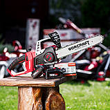 Акумуляторна ланцюгова пила Worcraft CGC-S40Li з АКБ (2 шт 4А) і ЗП, 14″, фото 6