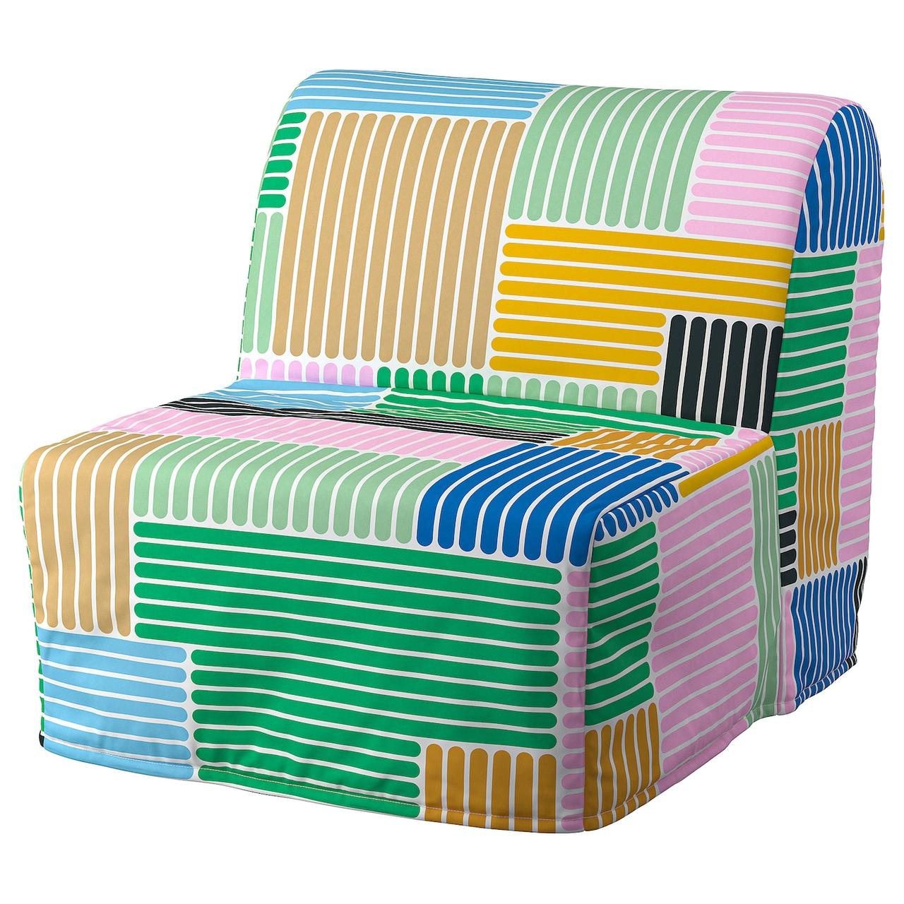 LYCKSELE Чохол для крісла - Grindtorp Multicolor/Striped Pattern IKEA 505.786.35, фото 1