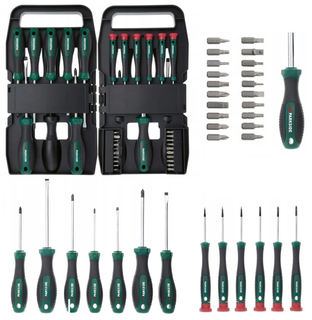 Набір викруток PARKSIDE - 37 предметів, фото 1