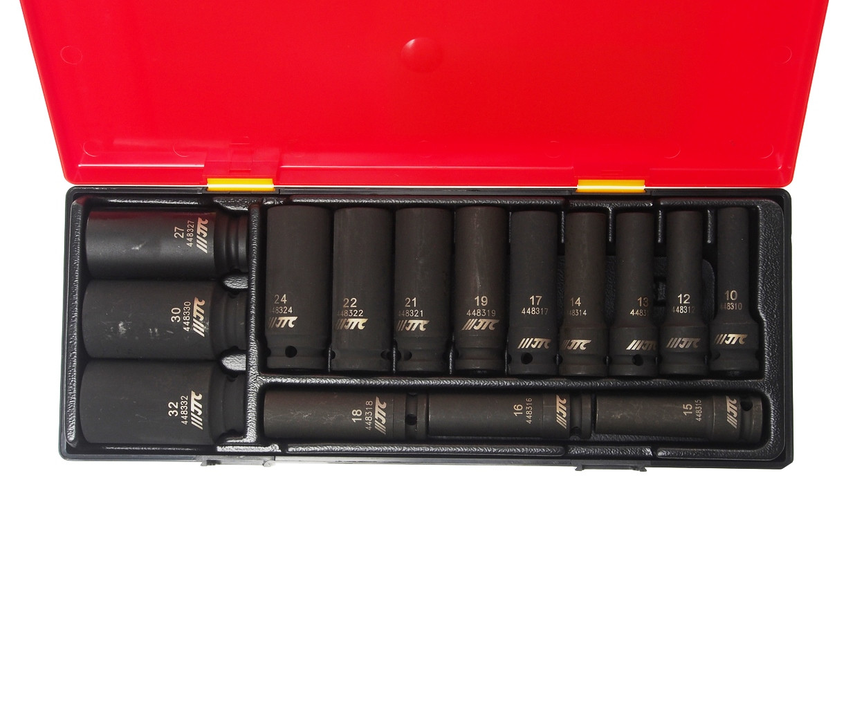 Набір головок ударних глибоких 1/2'' 12гр. 15од K4153 JTC