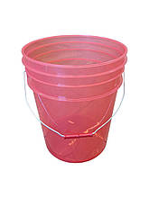 Відро прозоре для детейлінгу 20 л. - MaxShine Heavy Duty Ultra Clear Detailing Bucket (PB03-20L)