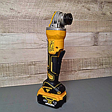 Болгарка DeWalt DCG418N акумуляторна Акумуляторна кутова шліфмашина 48V 6.0AH АКБ болгарка в кейсі, фото 5