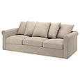 GRONLID Чохол на 3-місний диван - Хіларед бежевий IKEA 594.400.02, фото 2