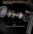 ⇒ KZ Carol Pro - бездротові tws навушники з BT5.4, Hybrid ANC, Hi-Fi DSP, 6 micro, IPX5, 7+35г. звуку!, фото 6