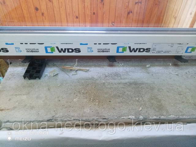 Монтаж балконного блоку WDS - © Okna Nedorogo Монтаж балконного блоку WDS від © Okna Nedorogo
