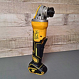 Шліфмашина кутова DeWalt DCG418N Болгарка в пластиковому кейсі Потужна акумуляторна болгарка 48V 6.0AH, фото 5