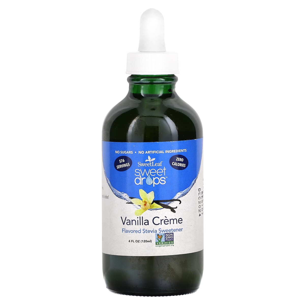 Wisdom Natural, SweetLeaf, Sweet Drops, ванільний крем, 120 мл (4 рідк. унції)