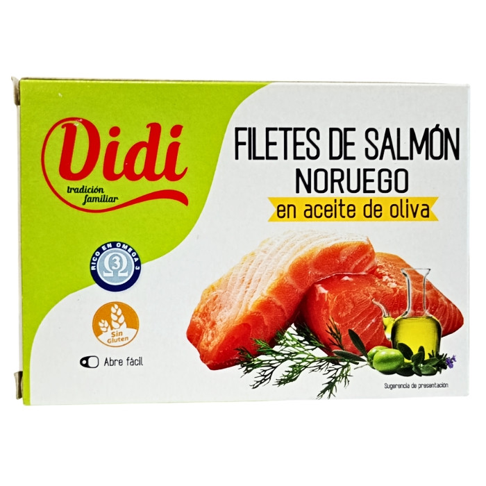 Філе лосося в оливковій олії Didi 115г, фото 1