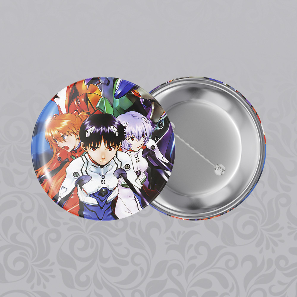 Значок 56 мм Аніме Evangelion / Євангеліон 007