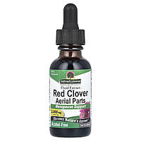 Клевер червоний, без спирту, Nature's Answer, 2000мг, 1 рідка унція (30 мл)