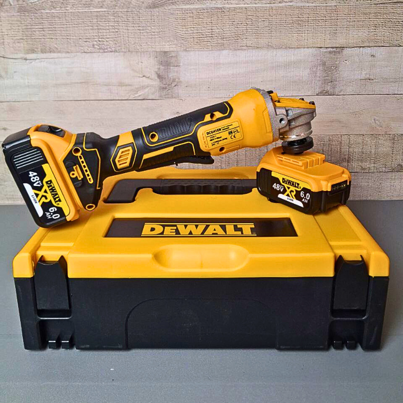 Болгарка DeWalt DCG418N акумуляторна Акумуляторна кутова шліфмашина 48V 6.0AH АКБ болгарка в кейсі