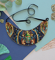 Набір для вишивання хрестиком Кольє "Смарагдовий талісман" ADC-004