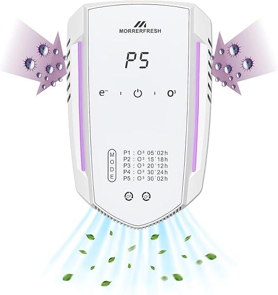 Morrerfresh MNS-X09 Білий електричний кнопковий пульт керування портативний очищувач повітря., фото 1