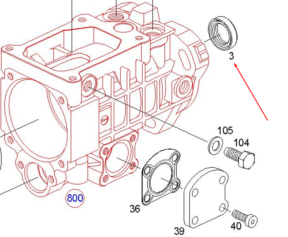 Сальник ТНВД VAG MAN Renoult Iveco Fiat (20x31x7,3) виробник BOSCH