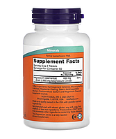 Цитрат магнію Magnesium Citrate NOW Foods 200 мг 100 таблеток, фото 3