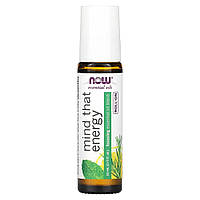 Суміш ефірних олій заряд енергії Now Foods (Essential Oils Mind That Energy Roll-On) 10 мл