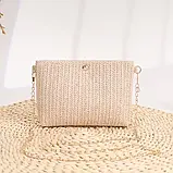 Жіноча сумка з тканини на кнопці, розмір 20/13,5 см, фото 2
