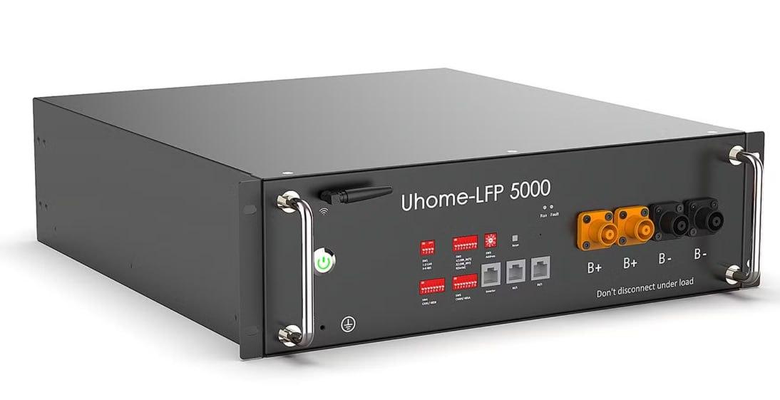 Акумуляторна батарея Uhome LiFePo4 LFP-5000 48V 100Ah, 5 кВт·год