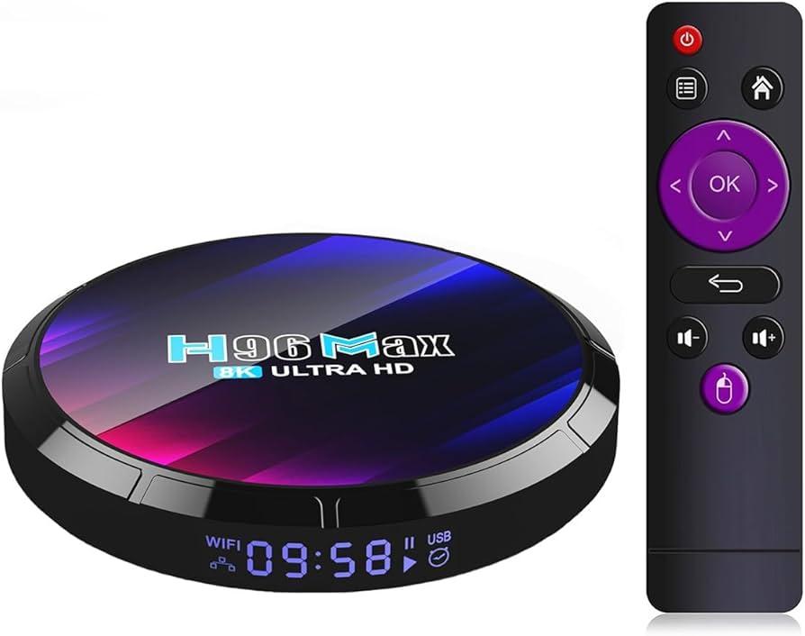 Смарт приставка H96 MAX-RK3528 4/32 ГБ Android 13, WIFI 6 TV BOX (з налаштуваннями), фото 1