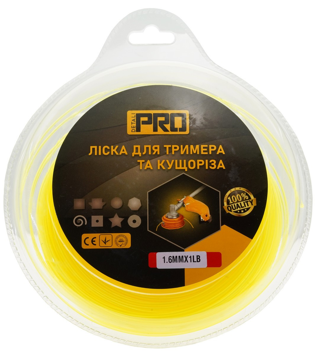 Ліска косильна круг d1.6 мм 1 LB (185 м)