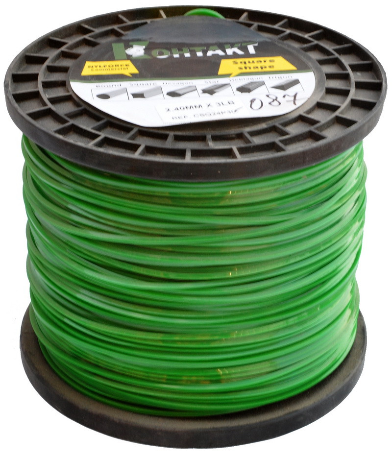 Ліска косильна квадрат d2.4 мм 3 LB (235 м)