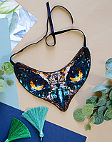 Набір для вишивання хрестиком Кольє  "Безстрашний погляд" ADC-002