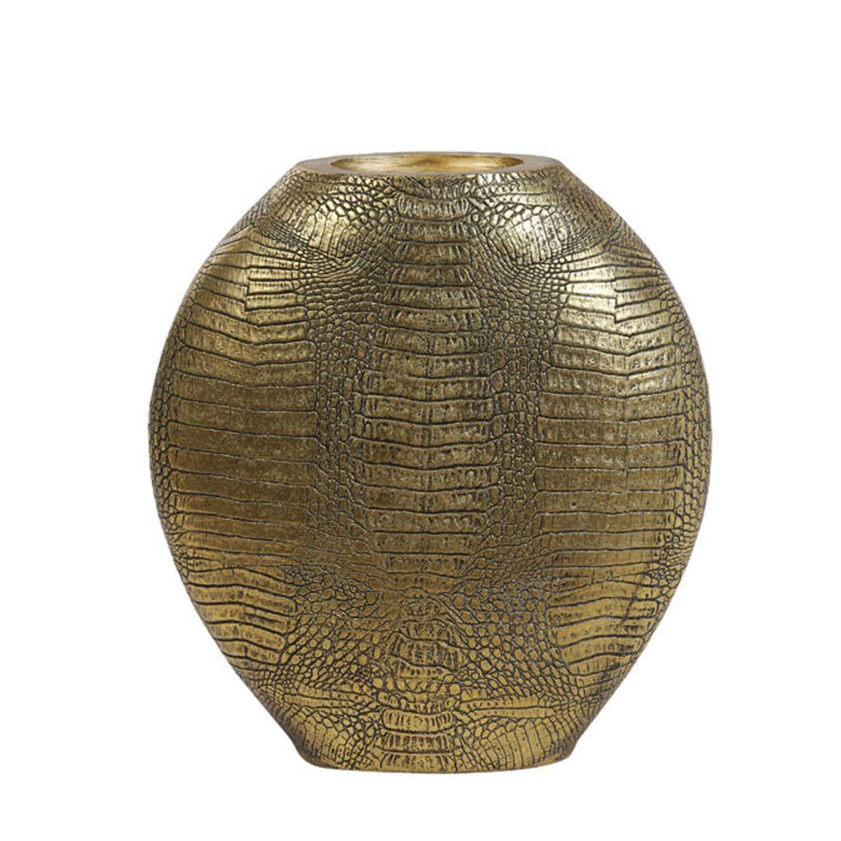 Ваза з полірезину в бронзовому кольорі Skeld Light&Living, фото 1